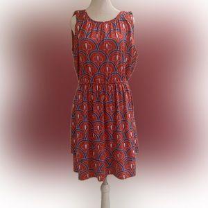 Tracy Negoshian sleeveless dress with layer skirt with